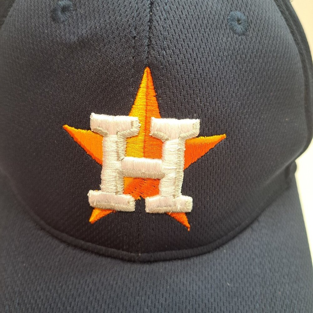 Houston Astros MLB Team Cap Hat Embroidered Logo Adjust Strap OSFM Blue Star - Picture 2 of 11
